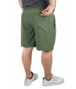 Short Bermuda Tactel Elastano Extra Grande Plus size Liso Verde